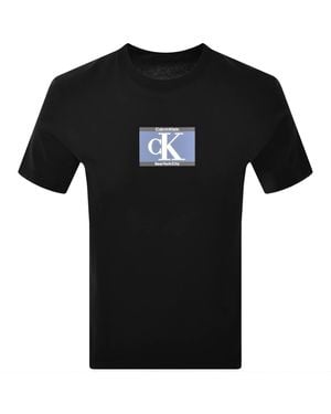Calvin Klein Box Logo T Shirt - Black