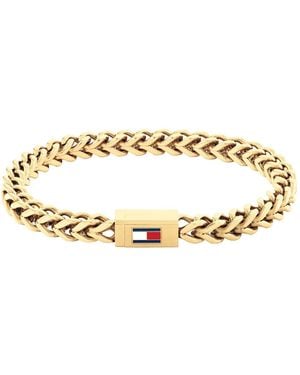 Tommy Hilfiger Braided Chain Bracelet - Metallic