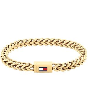 Tommy Hilfiger Braided Chain Bracelet - Metallic