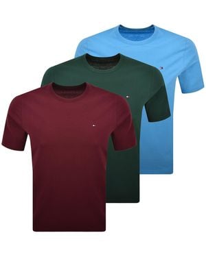 Tommy Hilfiger 3 Pack T Shirts - Red