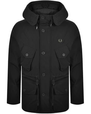 Fred Perry Puffer Jacket Court - Black