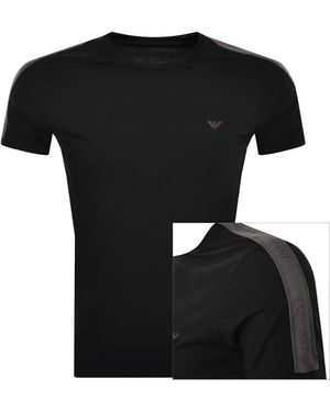 Armani Emporio Lounge Crew Neck T Shirt - Black