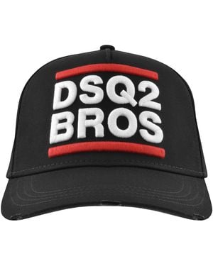 DSquared² Badge Baseball Cap - Black