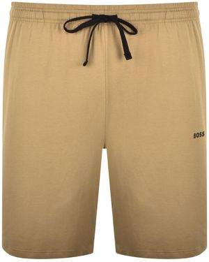 BOSS BUSINESS Boss Mix And Match Jersey Shorts - Natural