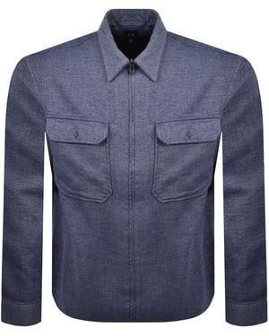 ARMANI EXCHANGE Long Sleeve Shirt - Blue