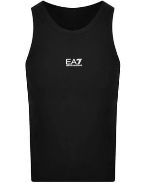 EA7 Emporio Armani Logo Vest - Black