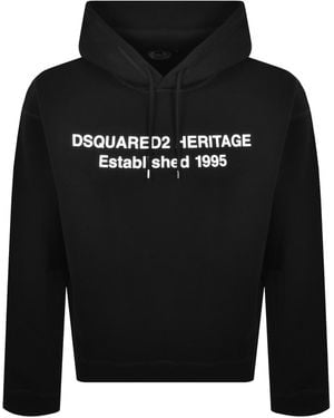 DSquared² Logo Hoodie - Black