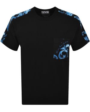 Versace Jeans Couture Couture Wave T Shirt - Black