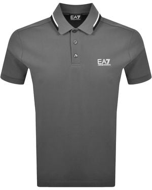 EA7 Emporio Armani Block Polo - Grey