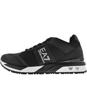 EA7 Emporio Armani Logo Trainers - Black