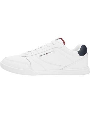 Tommy Hilfiger Leather Trainers - White