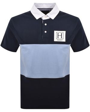 Hackett Heritage Polo T Shirt - Blue