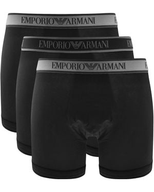Armani Emporio Underwear 3 Pack Boxers - Black