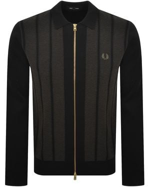 Fred Perry Knit Cardigan - Black