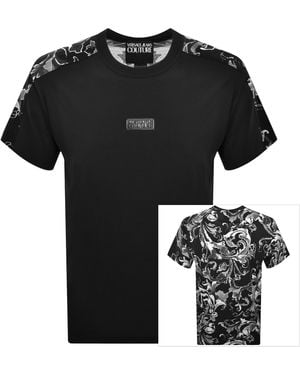 Versace Jeans Couture Couture Regular Fit T Shirt - Black