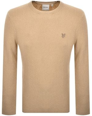 Lyle & Scott Textured Knit Jumper - Natural