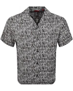 HUGO Espino Short Sleeve Shirt - Gray