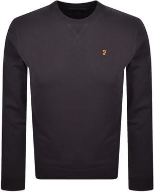 Farah Farah Tim New Crew Neck Sweatshirt - Blue