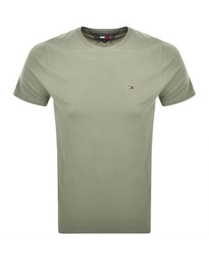 Tommy Hilfiger Slim Jersey T Shirt - Green