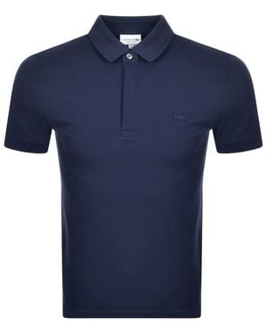 Lacoste Short Sleeved Polo T Shirt - Blue