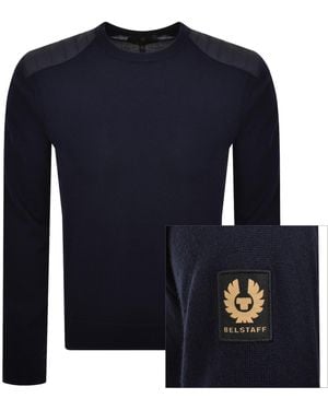 Belstaff Kerrigan Wool Jumper - Blue