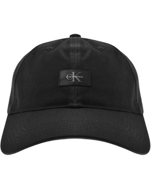 Calvin Klein Monologo Patch Cap - Black