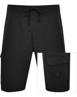 BOSS Boss Urbanex Tapered Fit Cargo Shorts - Black