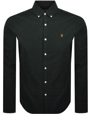 Farah Farah Steen Long Sleeve Shirt - Black