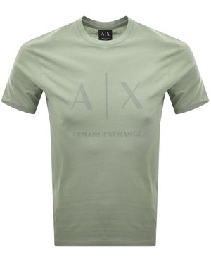 ARMANI EXCHANGE Slim Fit Crew Neck T Shirt - Green