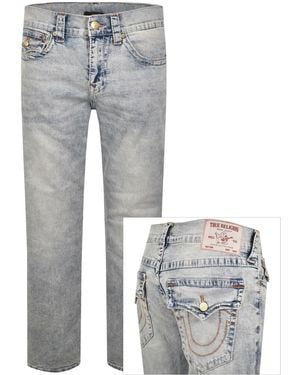 TRUE RELIGION Ricky Big T Flap Jeans Light - Grey