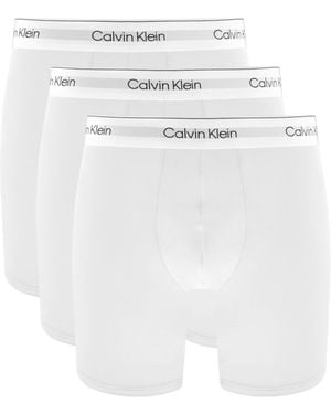 Calvin Klein Underwear 3 Pack Boxer Briefs - White