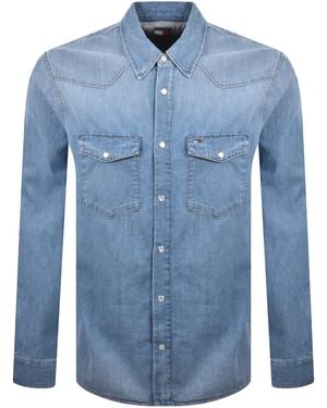 Tommy Hilfiger Western Denim Shirt - Blue