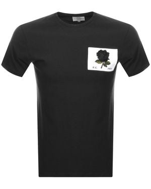 Kent & Curwen Rose T Shirt Black