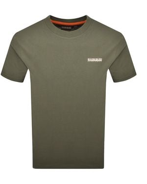 Napapijri S-Small Box T Shirt - Green