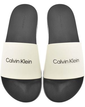 Calvin Klein Monobrand Sliders - Black