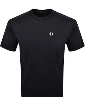 Fred Perry Relaxed T Shirt - Black