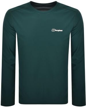 Berghaus Tech Base Long Sleeved T Shirt - Green