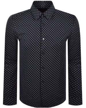 BOSS BUSINESS Boss P Roan Slim Fit Shirt Dark - Blue