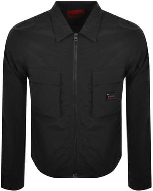 HUGO Eselio Overshirt - Black