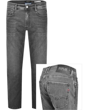 Replay Comfort Fit Rocco Jeans Mid Wash - Grey