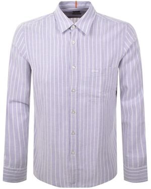 BOSS Boss Relegant 6 Long Sleeved Shirt - Purple