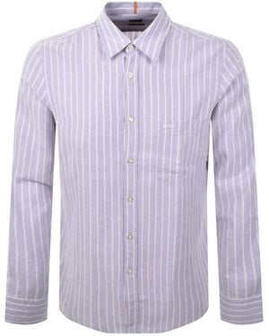 BOSS Boss Relegant 6 Long Sleeved Shirt - Purple