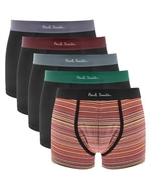 Paul Smith 5 Pack Trunks - Black
