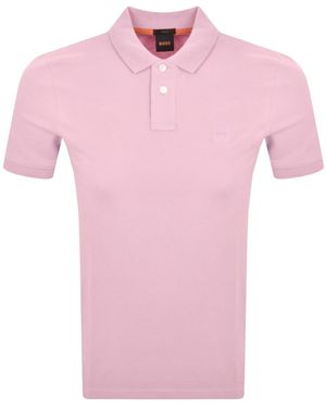 BOSS Boss Passenger Polo T Shirt - Pink