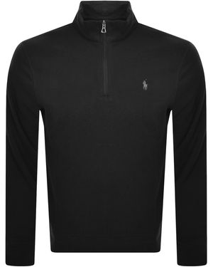 Ralph Lauren Half Zip Sweatshirt - Black