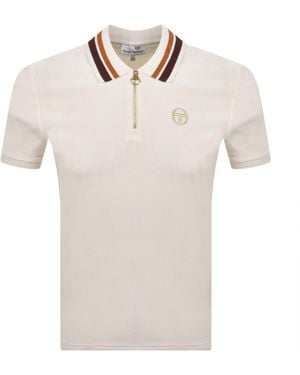 Sergio Tacchini Mahony Velour Polo - Natural