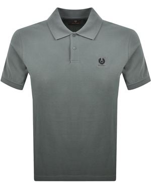 Belstaff Logo Polo T Shirt Atlantic - Grey