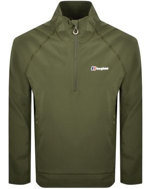 Berghaus Wavertree Half Zip Jacket Dark - Green