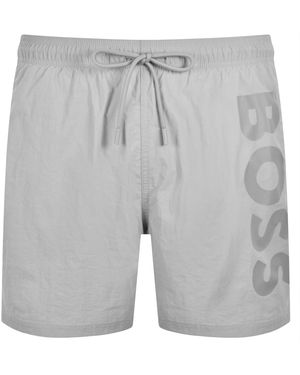 BOSS BUSINESS Boss Octopus Swim Shorts - Grey