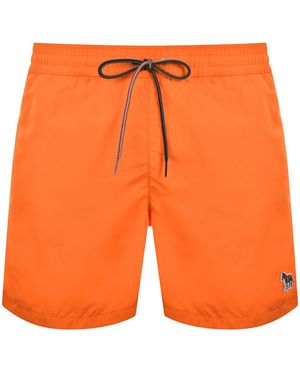 Paul Smith Zebra Swim Shorts - Orange